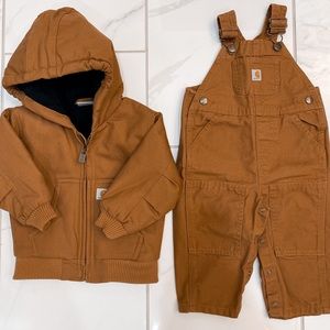 Carhartt Kids Canvas Bib Overall & Jacket